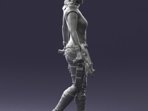 woman with 0231 Modelo 3D