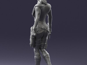 woman with 0231 Modelo 3D
