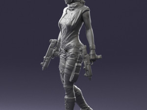 woman with 0231 Modelo 3D