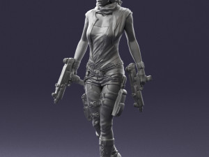 woman with 0231 Modelo 3D