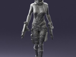 woman with 0231 Modelo 3D