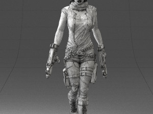 woman with 0231 Modelo 3D