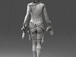 woman with 0231 Modelo 3D