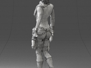 woman with 0231 Modelo 3D