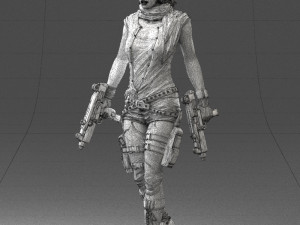 woman with 0231 Modelo 3D