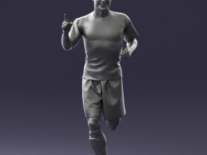 man in red t-shirt 0234 3d print ready 3D Принт Модель
