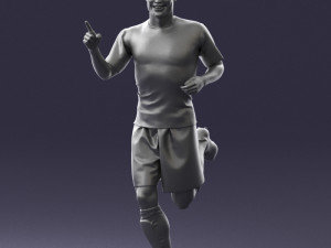 man in red t-shirt 0234 3d print ready 3D Принт Модель