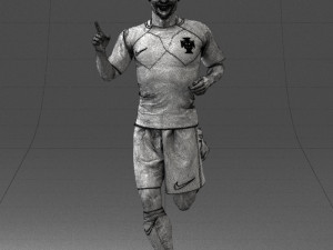 man in red t-shirt 0234 3d print ready 3D Принт Модель