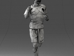 man in red t-shirt 0234 3d print ready 3D Принт Модель