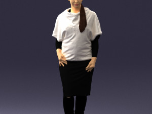 woman in pose 0236 3D मॉडल