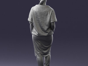 woman in pose 0236 3d print ready 3Dプリントモデル