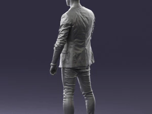 000556 Confident Casual Man Modern Male Character 3D Model