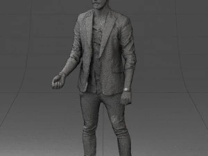 000556 Confident Casual Man Modern Male Character 3d print ready 3D Print Model