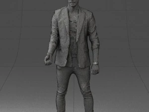 000556 Confident Casual Man Modern Male Character 3d print ready 3D Print Model
