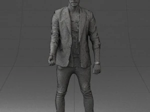 000556 Confident Casual Man Modern Male Character 3d print ready 3D Print Model