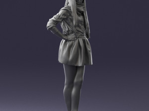 woman in pose 0238 Modelo 3D