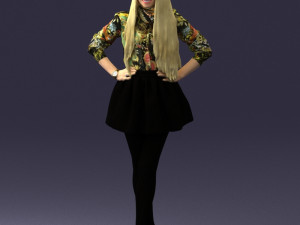 woman in pose 0238 3d print ready 3Dプリントモデル