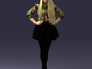 woman in pose 0238 3d print ready 3D 打印模型