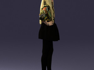 woman in pose 0238 3d print ready 3D 打印模型