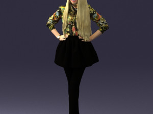 woman in pose 0238 3d print ready 3D 打印模型