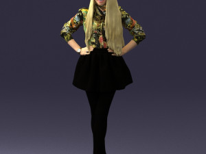 woman in pose 0238 3d print ready 3D 打印模型