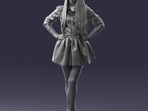 woman in pose 0238 3d print ready 3D 打印模型