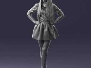 woman in pose 0238 3d print ready 3D Print Model