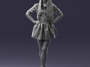 woman in pose 0238 3d print ready 3D 打印模型