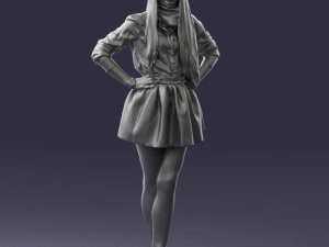 woman in pose 0238 3d print ready 3D Print Model