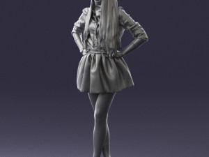 woman in pose 0238 3d print ready 3D 打印模型