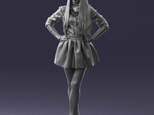 woman in pose 0238 3d print ready 3D 打印模型