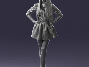 woman in pose 0238 3d print ready 3D Print Model