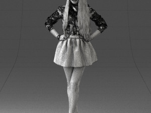 woman in pose 0238 3d print ready 3D 打印模型