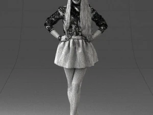 woman in pose 0238 3d print ready 3D Print Model