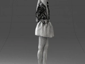 woman in pose 0238 3d print ready 3D Print Model