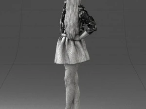 woman in pose 0238 3d print ready 3D Print Model