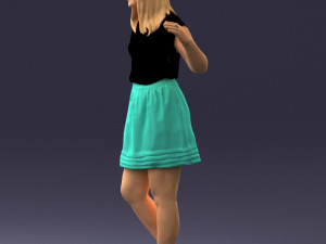 woman in pose 0246 3D Модель