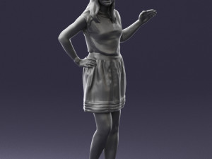 woman in pose 0246 3D Модель