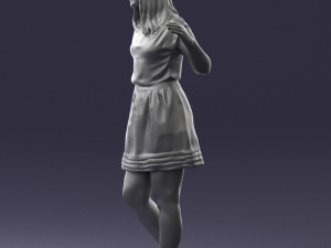 woman in pose 0246 3D Модель