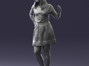 woman in pose 0246 3D Модель