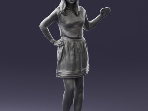 woman in pose 0246 3D Модель