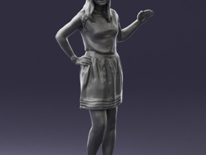 woman in pose 0246 3D Модель