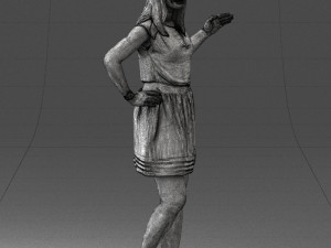 woman in pose 0246 3D Модель