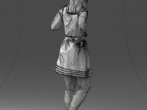 woman in pose 0246 3D Модель