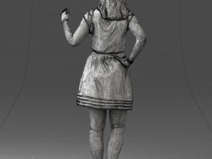 woman in pose 0246 3D Модель