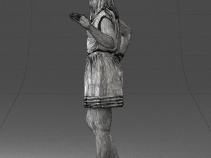 woman in pose 0246 3D Модель