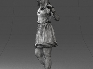 woman in pose 0246 3D Модель