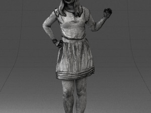 woman in pose 0246 3D Модель