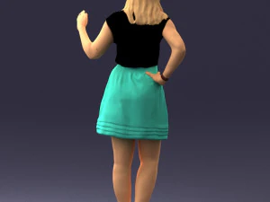 woman in pose 0246 3d print ready 3D Print Model