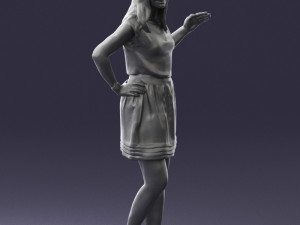 woman in pose 0246 3d print ready 3D Print Model